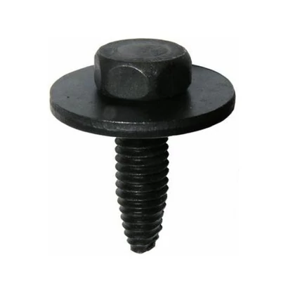 Univerzális M6-os menetű csavar, hatlapfejjel, alátéttel fekete színben különféle típusokhoz C60615  (1db)   (31)