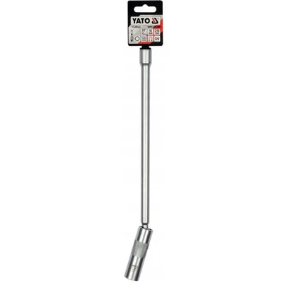 GYERTYAKULCS 16 MM-ES 3/8"-AS DUGÓKULCSHOZ HOSSZABBÍTÓVAL  310 MM, YATO YT-08164