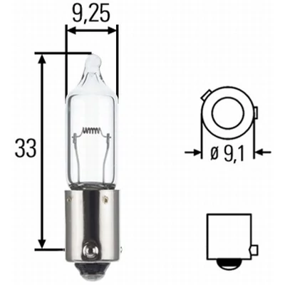 H21W halogén izzó Hella 12V 21W 8GH008417-001